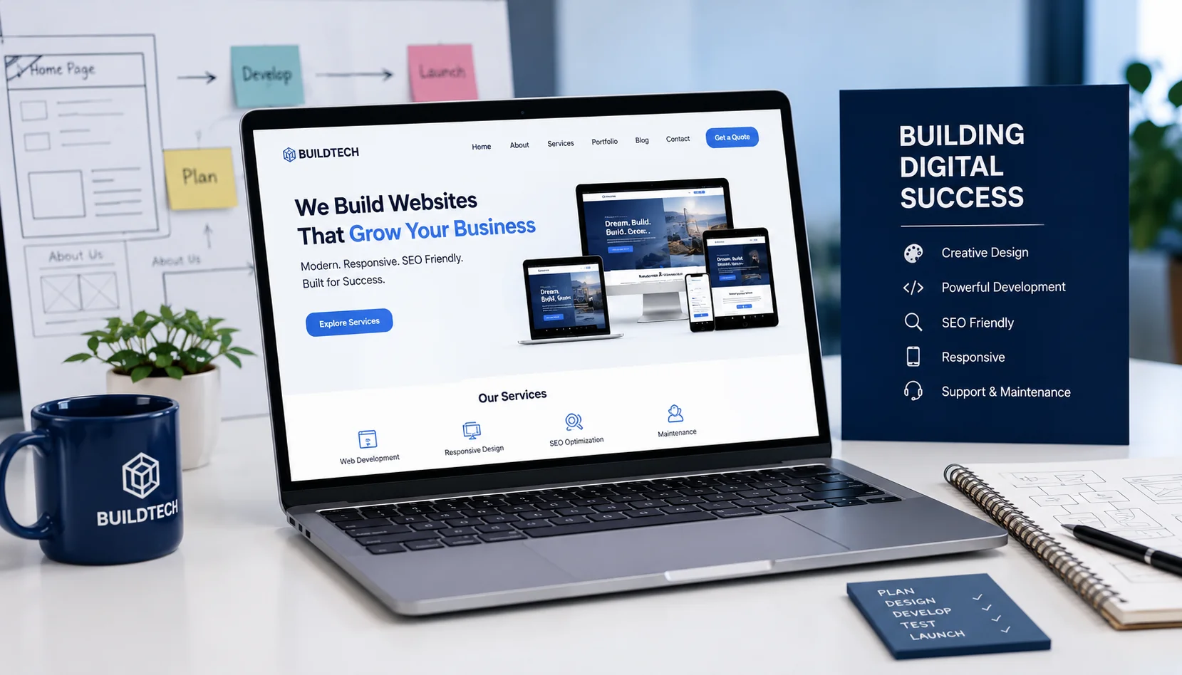 Website creation cost in India for 2026 showing pricing, custom website packages, business website features, and development costs