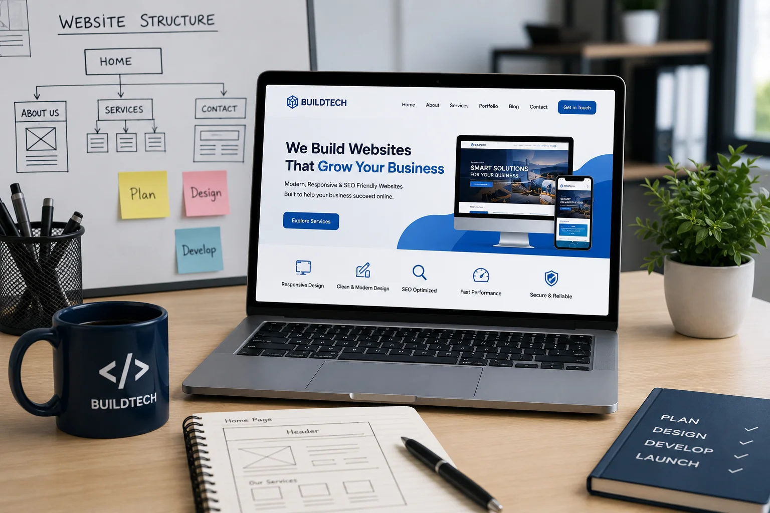 Website building cost in India (2026) showing pricing, custom website features, business packages, and development costs.
