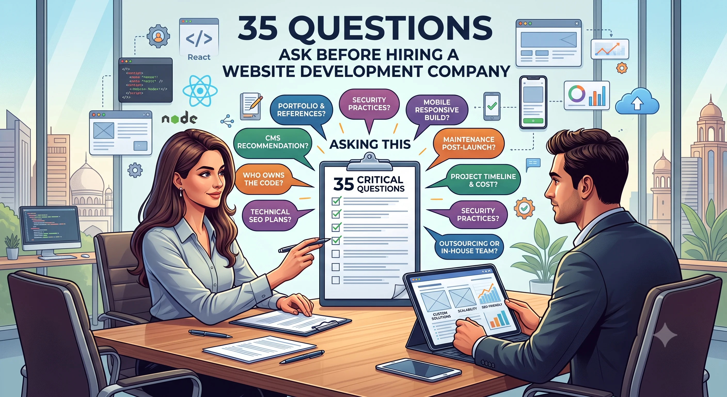 35 Questions Ask Before Hiring a Website Development Company